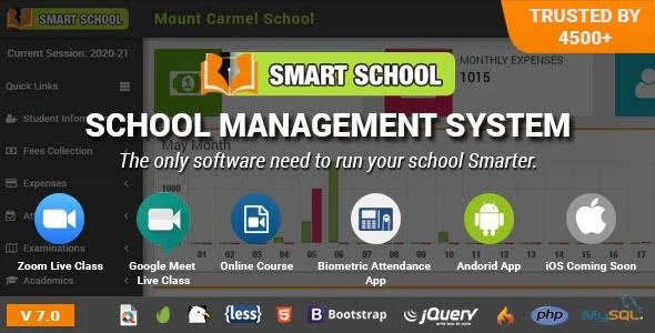 Smart School : School Management System | A2webmaster